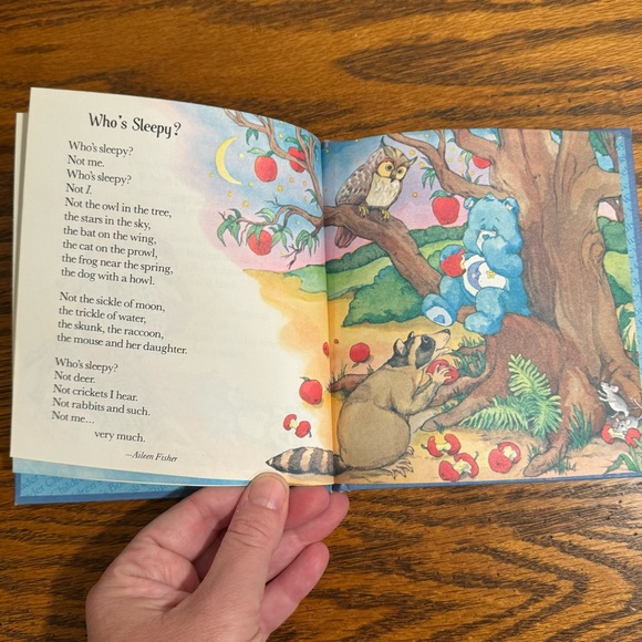 Care Bears 2005 Bedtime Bear Patchwork Limited Edition 1983 Bedtime Poems Book - Picture 6 of 15